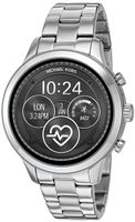 Michael Kors Women's Access Runway Touchscreen Watch with Stainless Steel Strap, SilverTone, 18 (Model: MKT5044)
