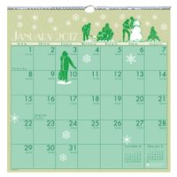 House of Doolittle 2017 Monthly Wall Calendar, Illustrated, 12" x 12" (HOD376-17)