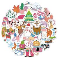 Vsco Stickers for Water Bottles Cute Merry Christmas Stickers for Hydro Flask Cute,Waterproof,Aesthetic,Trendy Stickers for Teens,Girls Perfect for Waterbottle,Laptop(40Pcs Winter Style)
