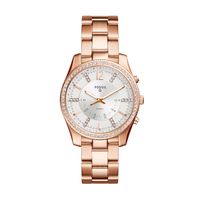 Fossil Hybrid Smartwatch - Q Scarlette Rose Gold-Tone Stainless Steel FTW5016