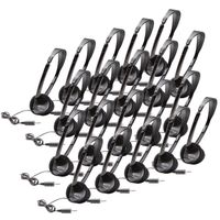 Califone 8200HP-20L Digital Stereo Headphones, Pack of 20