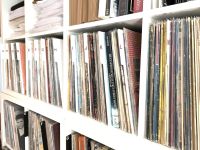 A to Z Record Dividers Vertical Tab Professional White with RED Lettering 12-inch 33 LPs Vinyl Album Organizers/A-Z Alphabet Alphabetize Alphabetical Cards (Lettering on Both Sides of The tab)