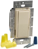 Lutron DVSC-603P-LS Diva 600W 3-Way Dimmer Limestone