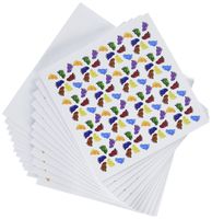 3dRose Walking In All Directions Many Feet Condense Pattern - Greeting Cards, 6 x 6 inches, set of 12 (gc_6050_2)