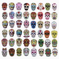 Jasion PVC Decals Waterproof Sunlight-Proof DIY Ideals for Water Bottles Cars Motorbikes Portable Luggages Phone Laptops (Skull)