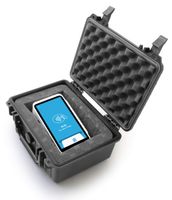 CASEMATIX Waterproof Card Reader Case Compatible with Square Terminal Reader and Square Terminal Printer Paper in Custom Foam - Includes CASE ONLY