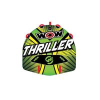 WOW Watersports Thriller Deck Tube Water Towable Tube Inflatable Boat Tube, Wild Wake Action - Water Sports Inflatables - Towable Tube for Boating 1 Person