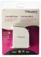 Aluratek 7-Port USB 2.0 Hub with AC Adapter - AUH1207F