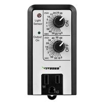 VIVOSUN Short Period Repeat Cycle Timer Intermittent Timer 3 Cycle Mode for Day, Night, 24 Hour