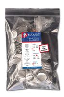 50 Buttons to Cover - Made in USA - Self Cover Buttons with Wire Eyes - Size 45 with Tool