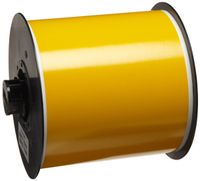 Brady High Adhesion Vinyl Label Tape (B30C-4000-595-YL) - Yellow Vinyl Film - Compatible with BMP30, BBP31, BBP35, and BBP37 Label Printers - 100' Length, 4" Width