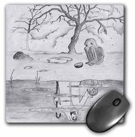 3dRose LLC 8 x 8 x 0.25 Inches Tree of Life Mouse Pad (mp_14448_1)