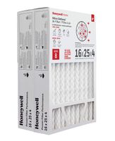 Honeywell Home MicroDefense AC Furnace Air Filter 16 x 25 x 4 MERV 8 (2 pk) - CF408H1625