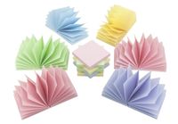 4A Sticky Pop-up Notes,3 x 3 Inches,Pastel Assorted,Self-Stick Notes,100 Sheets/Pad,12 Pads/Pack,4A 303x12-Z