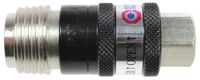 Coilhose Pneumatics 150USE 5-in-1 Automatic Safety Exhaust Coupler, 1/4" Body Size, 1/4" Female NPT