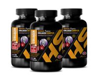 Leaky Gut Pills - HYDROLYZED PEPTIDES Collagen 3000MG Formula - Natural Health Support - Collagen peptides Powder - 3 Bottles (360 Capsules)