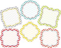 Barker Creek Double-Sided Accents 2 Pack - Chevron Beautiful (BC3712)