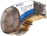 Brady. Self-Laminating Vinyl Label Tape (M21-750-427) - Black on White, Translucent Tape - Compatible with BMP21-PLUS Label Printer - 14' Length.75 Width (Limited Edition)