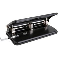 Business Source Heavy-Duty Hole Punches Manual Multi-Hole Paper Punch (65625)
