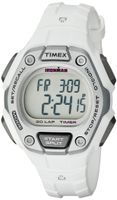 Timex Women's Ironman 30-Lap Digital Quartz Mid-Size Watch, White/Silver-Tone - TW5K89400