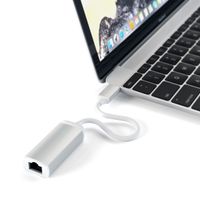 Satechi Aluminum Type-C Gigabit Ethernet Adapter - Compatible with 2018 MacBook Air, 2018 iPad Pro, 2016/2017/2018 MacBook Pro/MacBook, Microsoft Surface Go and more (Silver)