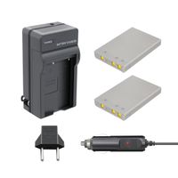 TURPOW EN-EL5 2 Pack Replacement Battery and Charger Compatible with Nikon CoolPix 3700 4200 5200 5900 7900 P3 P4 P80 P90 P100 P500 P510 P520 P530 P5000 P5100 P6000 S10