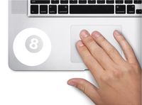 8 Ball Billiard Ball Symbol Decal Funny Laptop Skin Macbook Trackpad Keypad Sticker Window