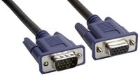 Amphenol AV-SVGAH15XMF-100 Premium SVGA Monitor Extension Cable, HD15, Male/Female, 100', Black
