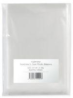 Japanese L Size Photo Sleeves pack of 100 for 3.5x5 inches Photo (1 Pack)