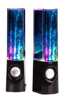 uTronix Plug and Play LED Fountain Multi-Color Illuminated Dancing Water Speaker for iPad, iPod, iPhone, Android Smart Phone, Tablet, MP3 Player Computer PC
