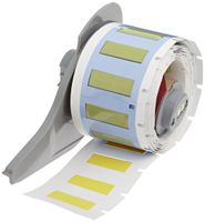 Brady M71-187-1-342YL BMP71 PermaSleeve Wire Marker Sleeves, 0.335" Height, 1.015" Width, Polyolefin (B-342) Yellow (Roll of 100)