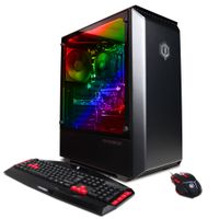 CYBERPOWERPC Gamer Master GMA490 Desktop Gaming PC (AMD Ryzen 5 2400G 3.6GHz+RX Vega 11 Processor Graphics, 8GB DDR4, 2TB HDD,  802.11AC WiFi & Win 10 Home) Black