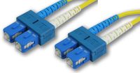 Lynn Electronics SCSCDUPSM-3M 9/125 Yellow Duplex Single-Mode Fiber Optic Patch Cable, SC-SC, 3 Meters in Length Yellow