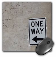 3Drose LLC 8 X 8 X 0.25 Inches Mouse Pad, One Way by Angelandspot (Mp_108292_1)