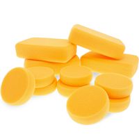 Imagine Studios 12-Pack Synthetic Sponges for Painting, Pottery, Arts and Crafts, Assorted Shapes and Sizes