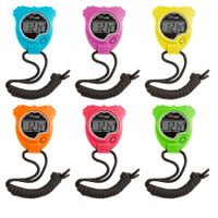 Champion Sports 910NSET Stopwatch Timer Set: Waterproof, HandHeld Digital Clock Sport Stopwatches, 6 Pack