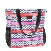 Original Floral Water Resistant Large Tote Bag Shoulder Bag for Gym Beach Travel Daily Bags Upgraded ([Q] Pattern)