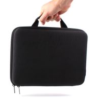 DURAGADGET Classic Black Hard/Rigid Protective EVA Carry Case with Handle - Compatible with Nabi- XD Tablet with 16GB Memory