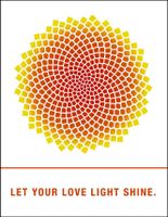 Quiplip Beautiful Sacred Geometry Cards Love Light, 6-Pack (EM086PCK)