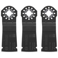Bosch OSC114-3 1-1/4Inch x 1-5/8Inch Multi-Tool HCS Precision Plunge Cut Blades-Pack of 3