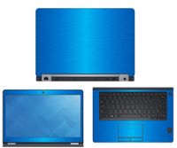 Decalrus - Protective Decal for Dell Latitude E5470 (14" Screen) Laptop LITE Blue Texture Brushed Aluminum Skin Skins Decal for case Cover wrap BAlatitudeE5470LiteBlue