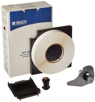 Brady BM71-11-498 Repositionable Vinyl Cloth Bulk BMP71 Labels , White (5,000 Labels per Roll, 1 Roll per Package)
