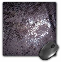Metallic Silver Snakeskin - Mouse Pad, 8 by 8 inches (mp_62279_1)