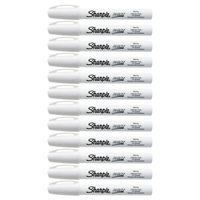 Sharpie Oil-Based Paint Marker, Medium Point, White, 12 Count - Great for Rock Painting