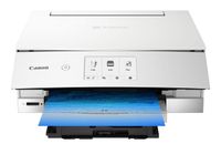 Canon TS8220 Wireless All in One Photo Printer with Scannier and Copier, Mobile Printing, White