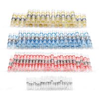 Kuject 120PCS Solder Seal Wire Connectors, Self-Solder Heat Shrink Butt Connector Waterproof Insulated Electrical Butt Splice Wire Terminals for Marine Automotive Aircraft Boat Truck Stereo Wire Joint
