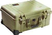 Pelican 1560 Case With Padded Dividers (OD Green)