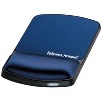 Fellowes Gel Wrist Support And Mouse Pad with Microban Protection, Sapphire (9175401)
