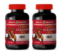 Liver Detox for Weight Loss - Liver Cleanse & Detox 905 mg - Milk Thistle Liver and Kidney Supplement - 2 Bottles 180 Capsules
