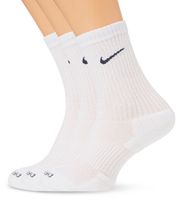 Nike Mens Dri-Fit Cotton Cushioned Socks Medium (shoe size 6-8) (White)